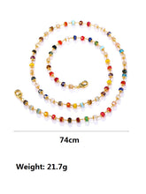 Load image into Gallery viewer, Rainbow Beads Sunglasses Chain Mask Chain

