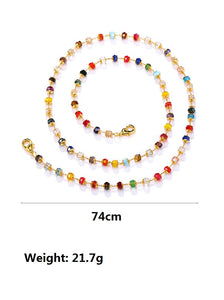 Rainbow Beads Sunglasses Chain Mask Chain