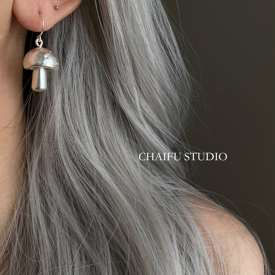 CHAIFU STUDIO Charming Mushroom-shaped Earrings- Fun & Unique Design
