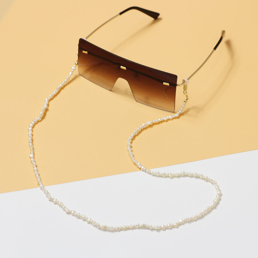 100% Natural Pearls Sunglasses Chain Mask Chain Eyeglass Chain